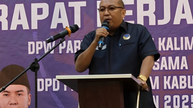 Ketua DPD NasDem Kabupaten Banjar, H Akhmad Rizanie Anshari.